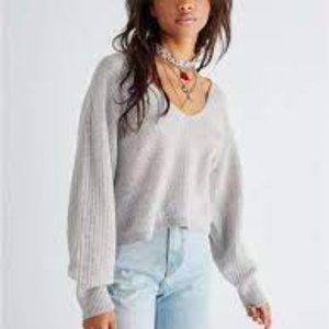 Free People Cashmere V-Neck Elias Sweater